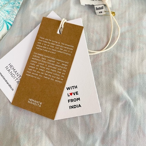 NEW $240 Hemant & Nadia Floral Bodysuit Revolve Sion Thong Back Gusset Snaps XS - Picture 5 of 8